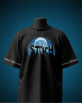 Moon & Sttich Typo Black T-Shirt
