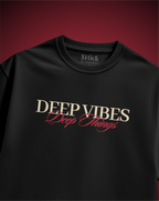 Deep Vibes Black T-Shirt