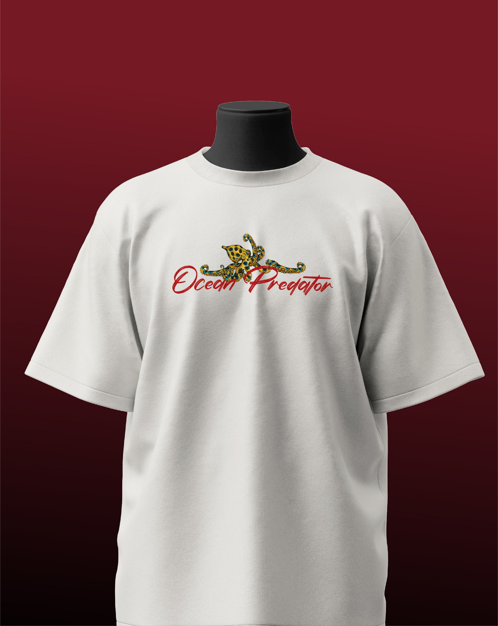 Ocean Predator  White T-Shirt