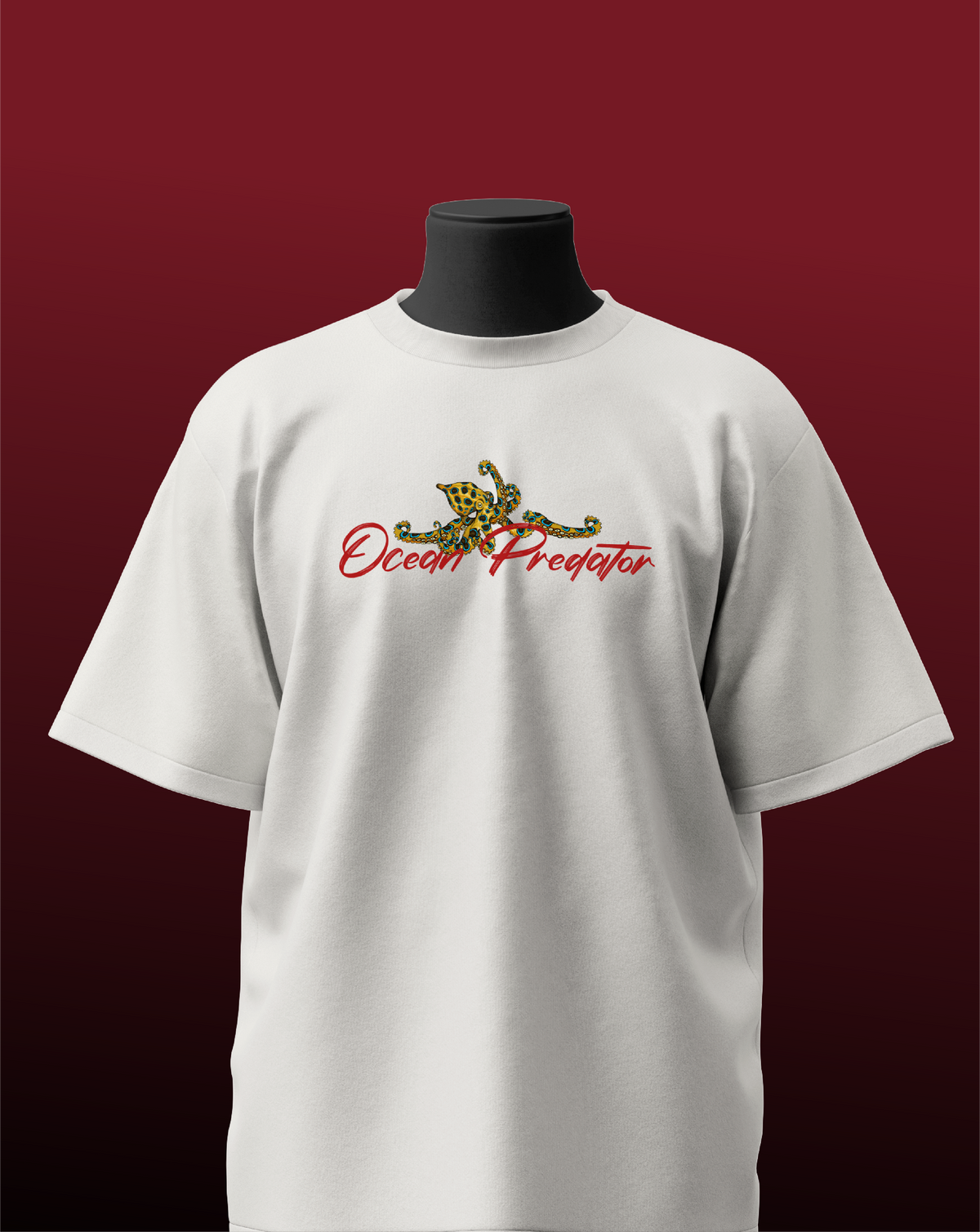 Ocean Predator  White T-Shirt