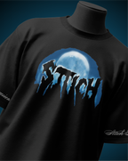 Moon & Sttich Typo Black T-Shirt