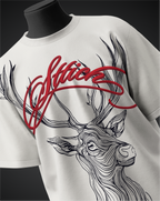 Deer Premium White T-Shirt