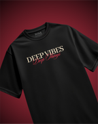 Deep Vibes Black T-Shirt