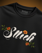 Green Snake Black T-Shirt