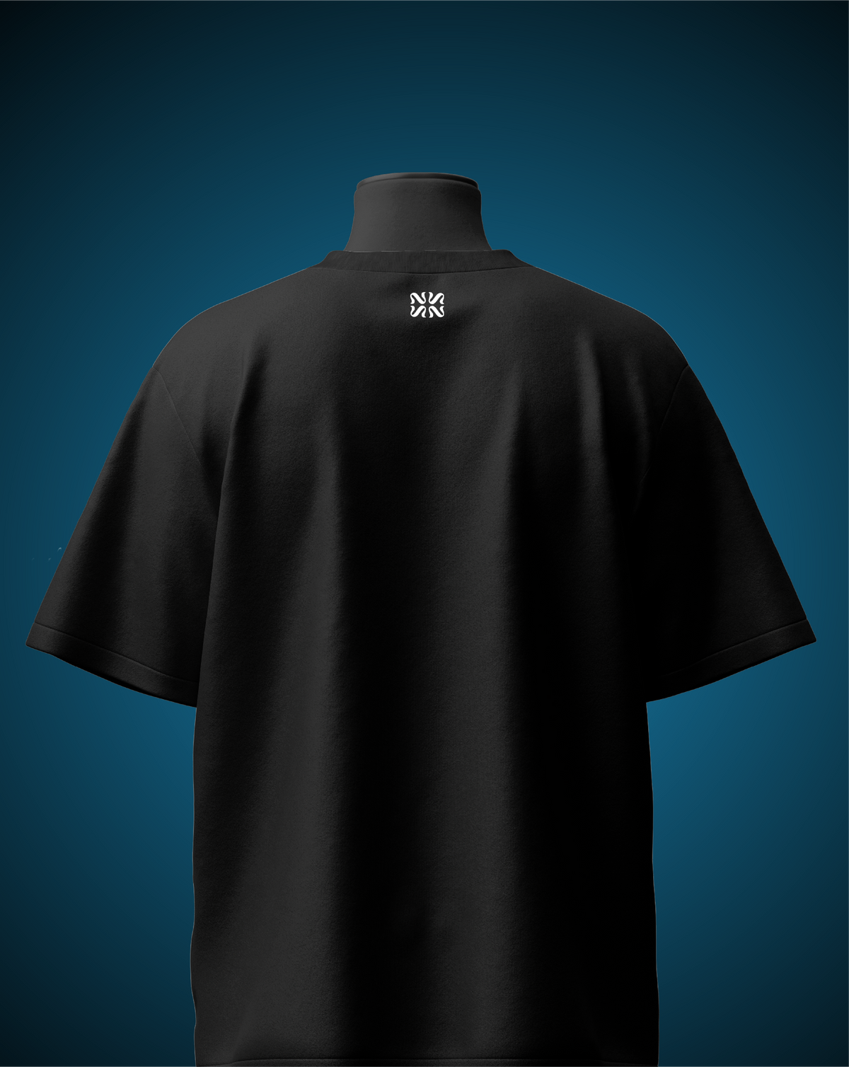Moon & Sttich Typo Black T-Shirt