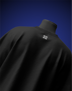 Blue Fire Black T-Shirt