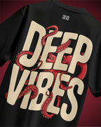Deep Vibes Black T-Shirt