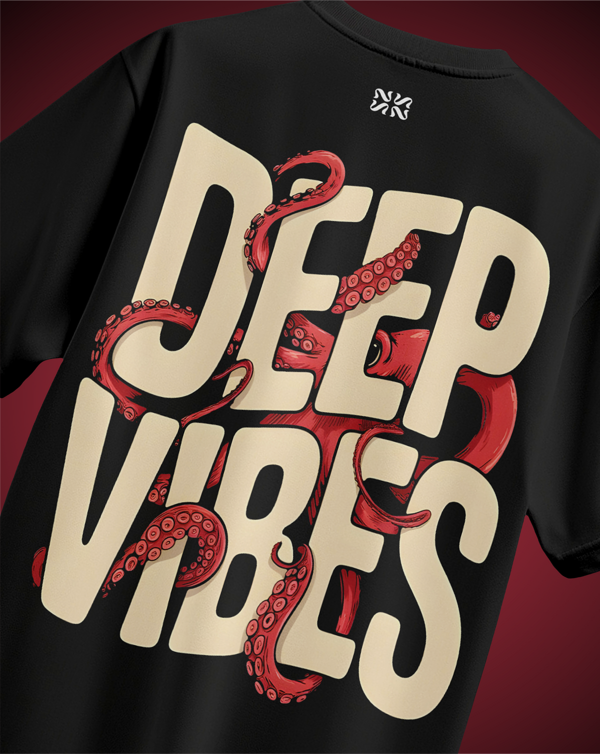 Deep Vibes Black T-Shirt