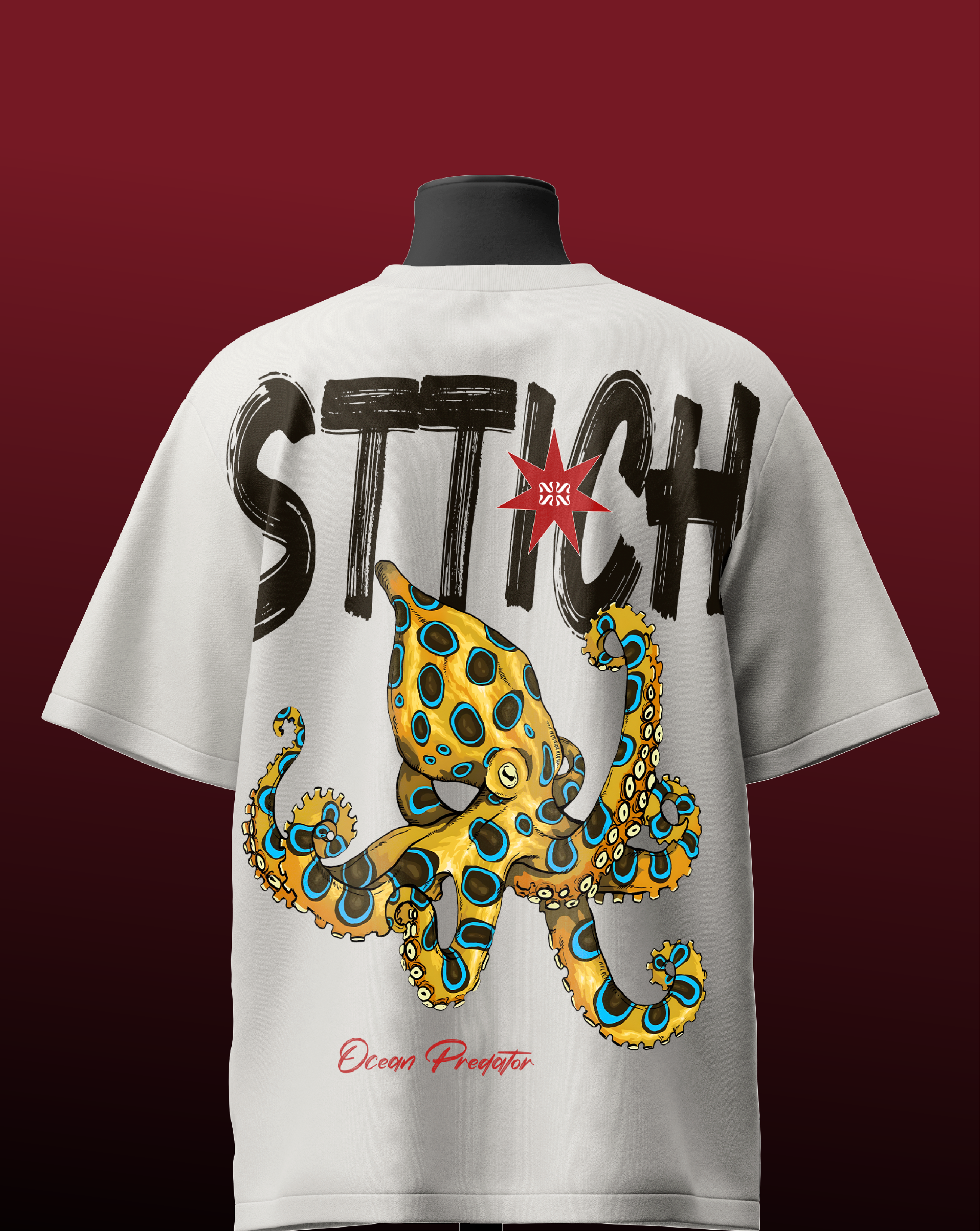 Ocean Predator  White T-Shirt