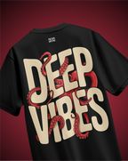 Deep Vibes Black T-Shirt