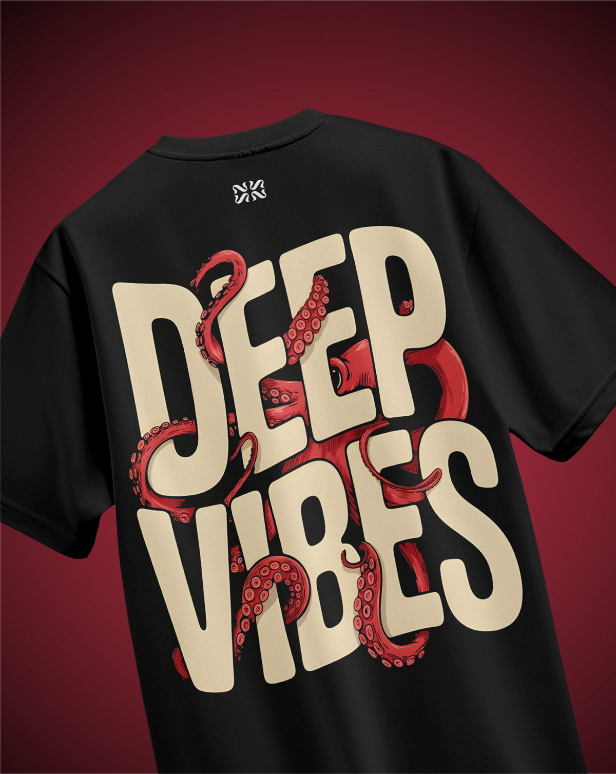 Deep Vibes Black T-Shirt