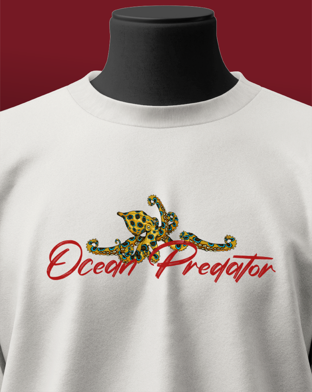 Ocean Predator  White T-Shirt