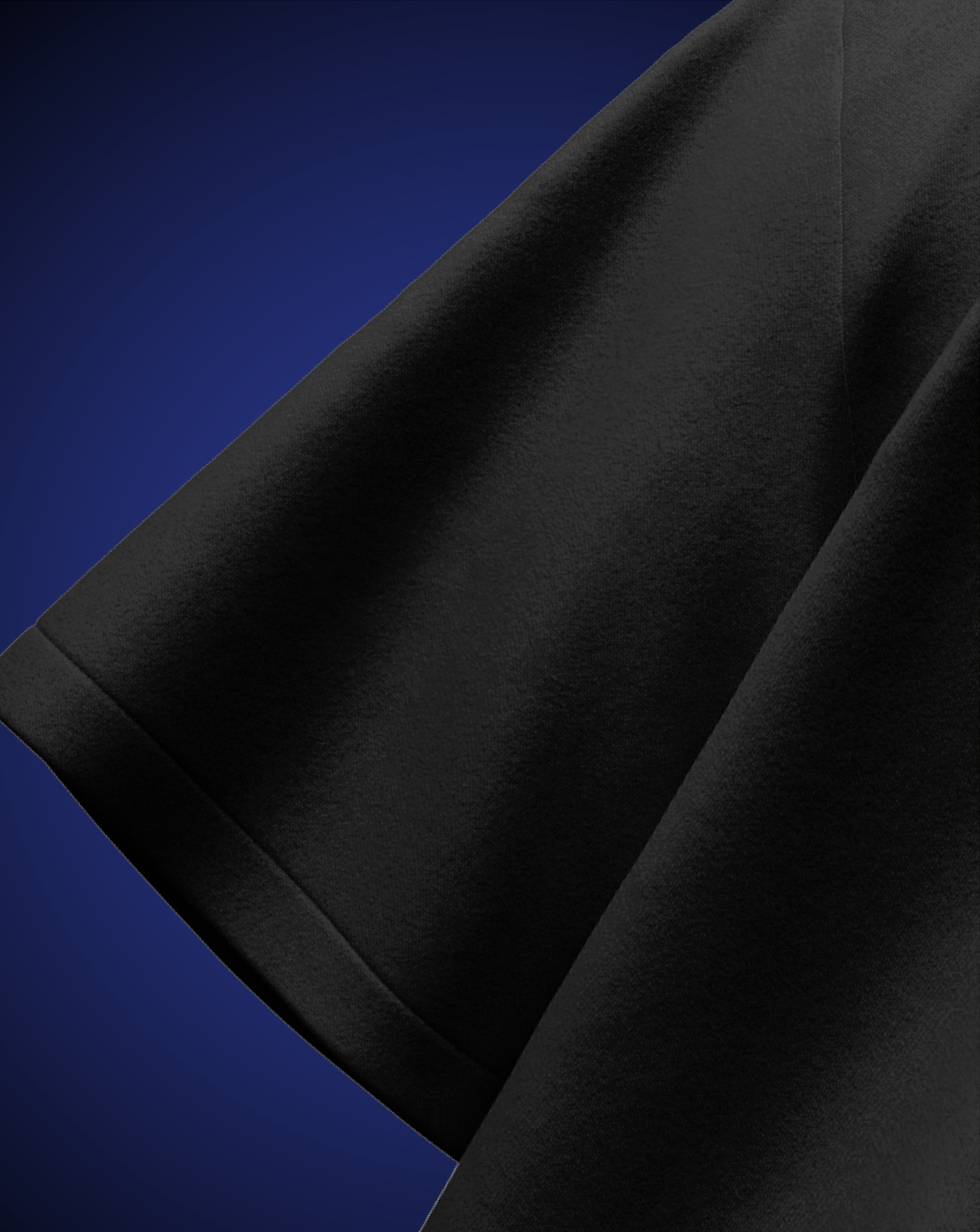Blue Fire Black T-Shirt