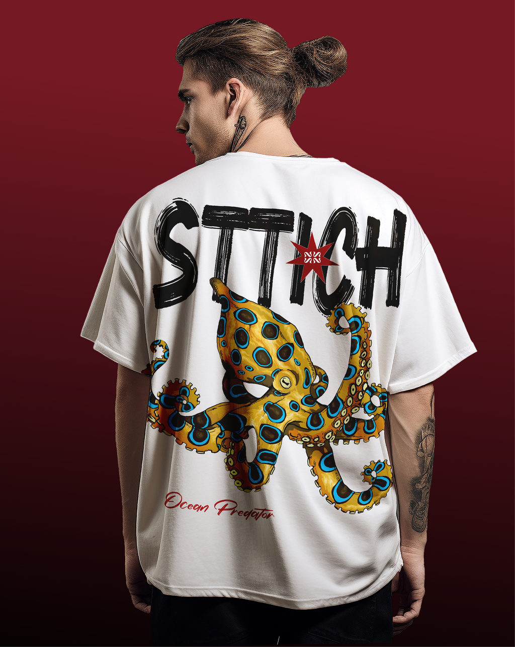 Ocean Predator  White T-Shirt